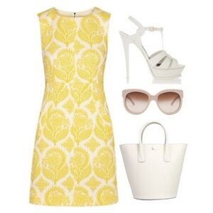 Diane von furstenberg yellow dress